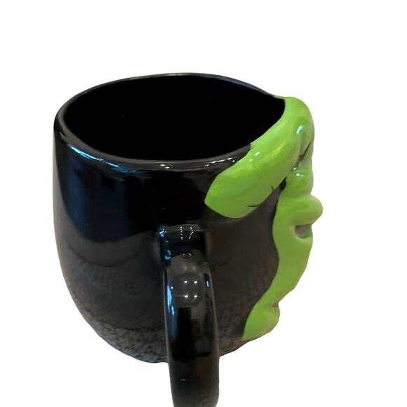 OOGIE BOOGIE Nightmare Before Christmas Jumbo 3D Mug Hand Painted Disney NEW - Picture 4 of 12